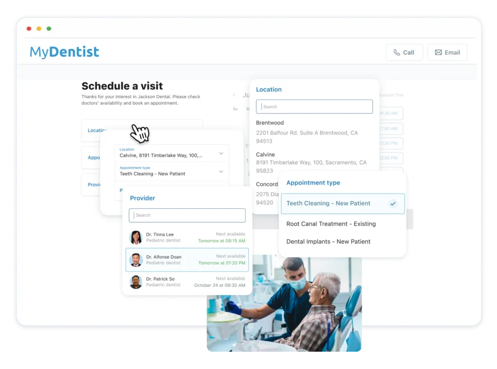 hippa compliant dental appointment-bookings software